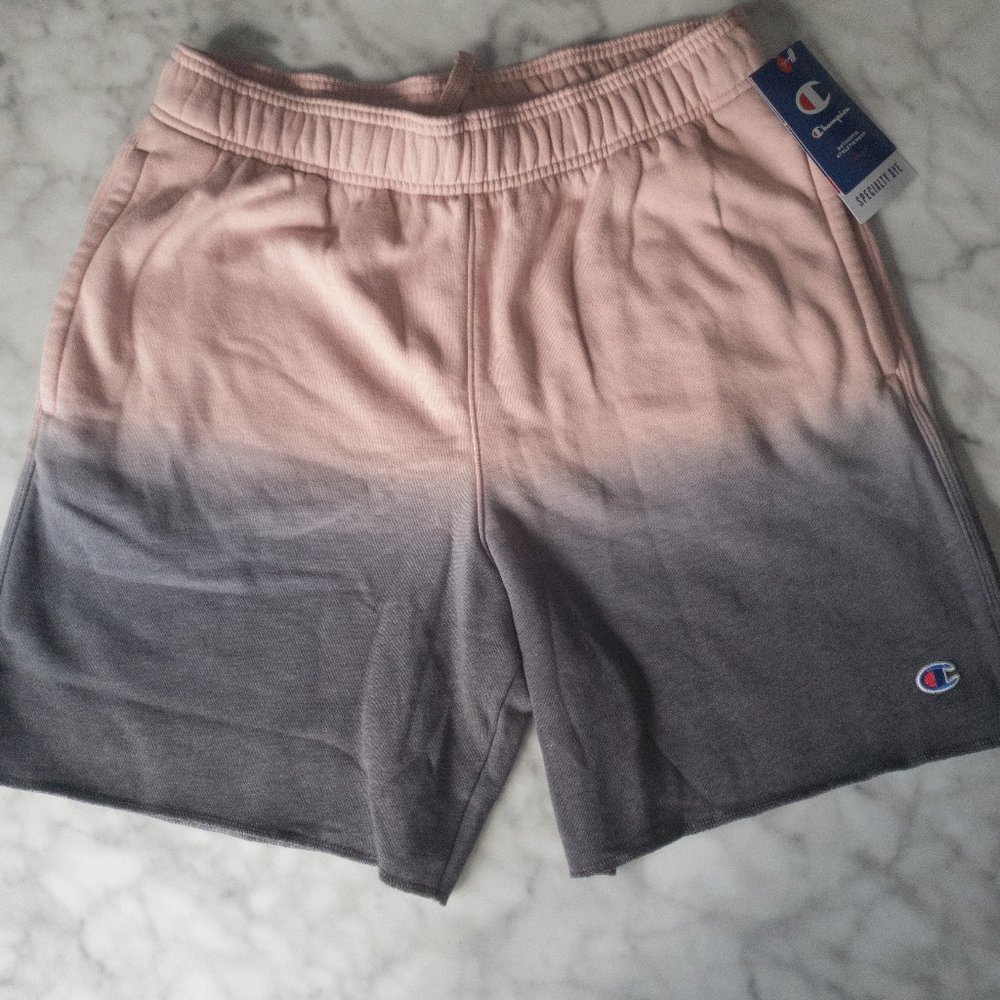NWT Champion Gradient Pink to Black Shorts